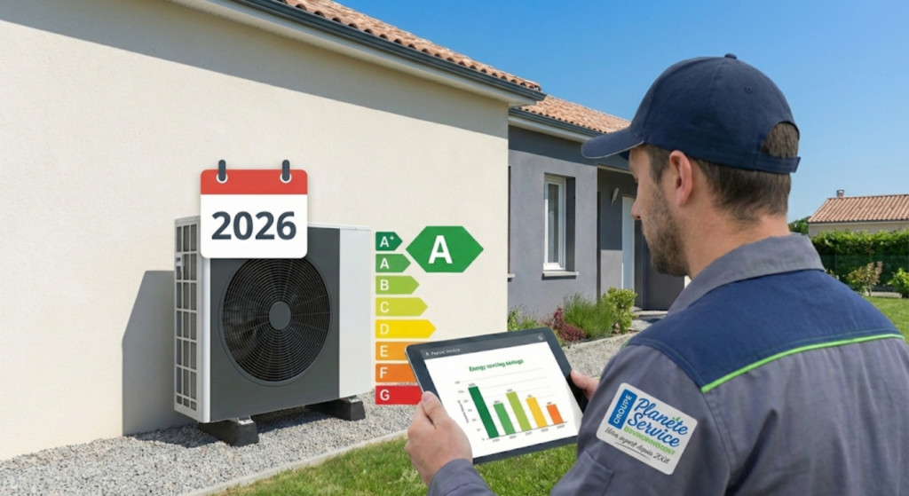 Pompe à chaleur 2026 : confort, facture, DPE — pourquoi c’est le bon moment | Planète Service