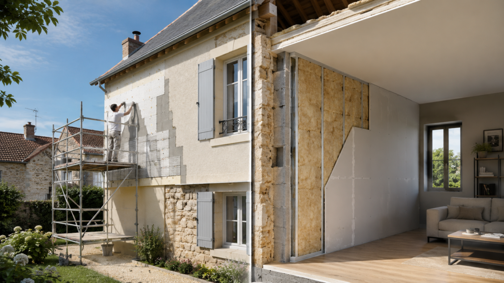 Isolation ITE vs ITI : lequel choisir selon votre maison (pierre, parpaing, meulière) ? | Planète Service