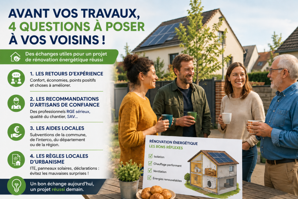 Avant vos travaux : 4 questions à poser à vos voisins (pour éviter les erreurs et gagner du temps) | Planète Service
