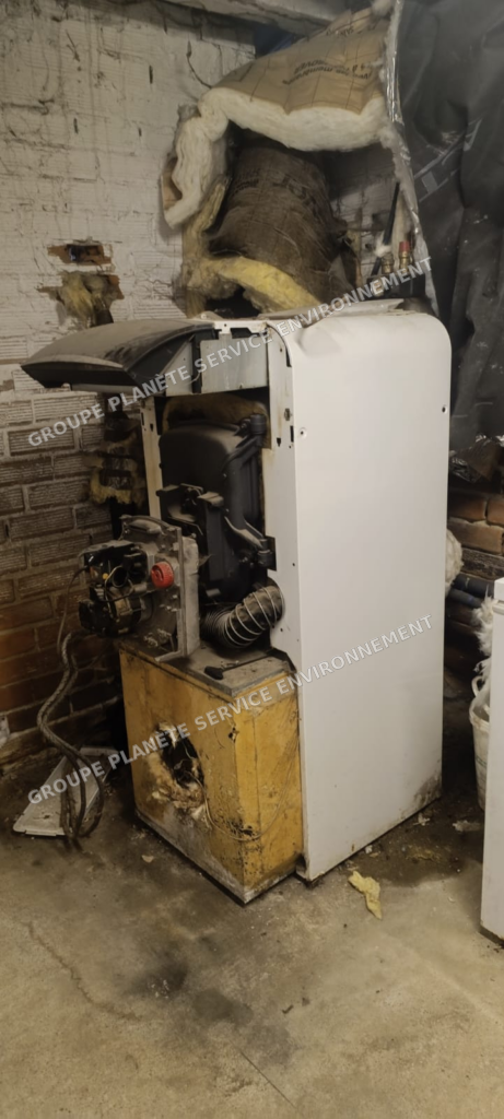 Avant travaux — Installation d’une pompe à chaleur LG Therma V 16 kW à Contrisson