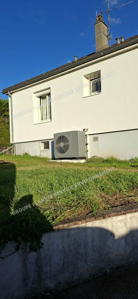 Remplacement d’une ancienne chaudière par une PAC Intuis 11 kW à Chérisy