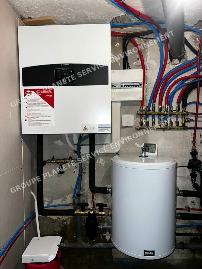 PAC Ariston 8 kW et ballon Nuos Primo HC à Nogent-sur-Oise