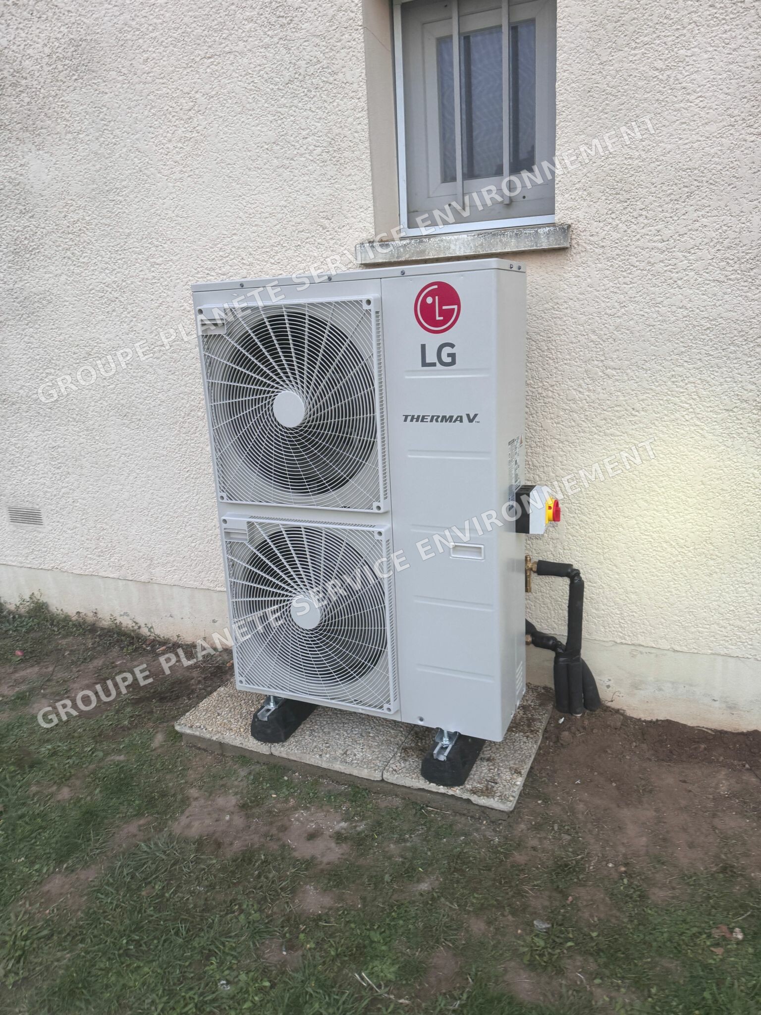 PAC LG Therma V 14 kW et ballon thermodynamique à Olivet