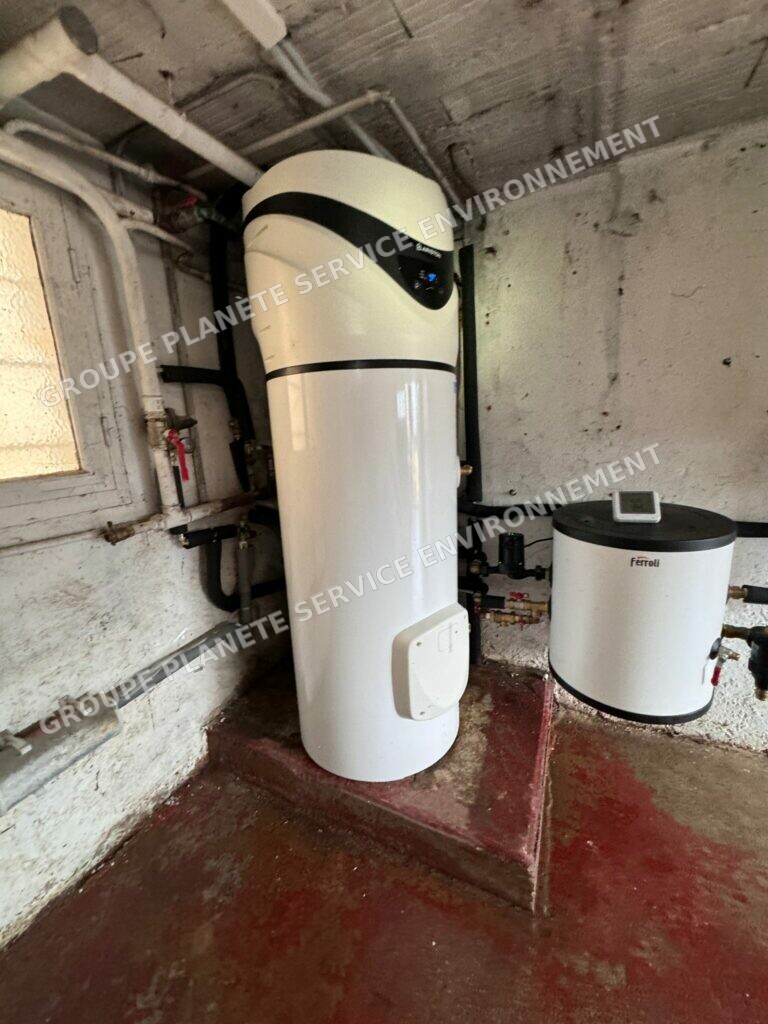 PAC Ariston Nimbus 8 kW et ballon thermodynamique à Sucy-en-Brie