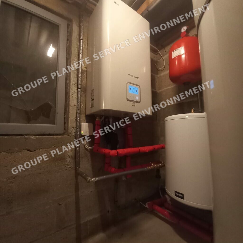PAC LG 16 kW et ballon thermodynamique à Villiers-le-Bel