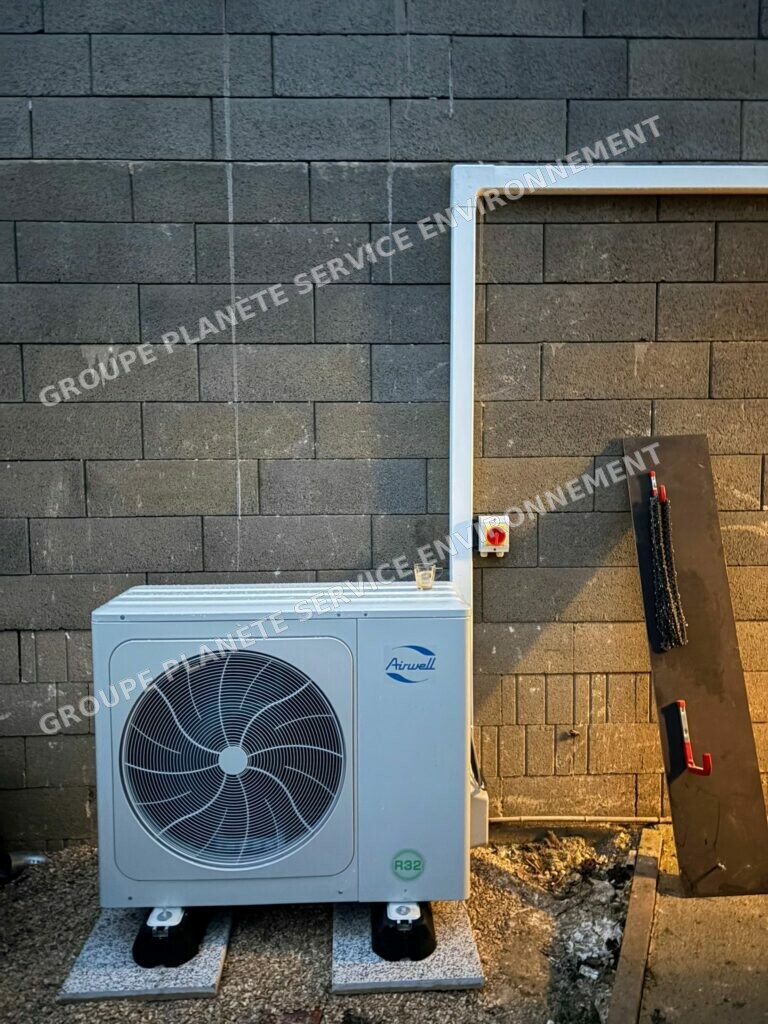 Remplacement du chauffage par une PAC Airwell 16 kW à Dieudonné