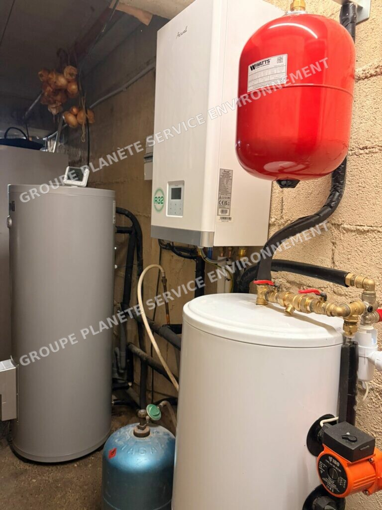 Remplacement du chauffage par une PAC Airwell 16 kW à Dieudonné