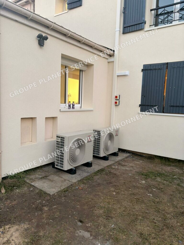 Installation de 5 climatisations Mitsubishi à Saint-Brice-sous-Forêt