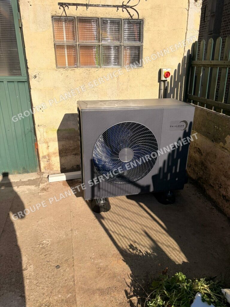 Installation d’une pompe à chaleur 12 kW et d’un ballon thermodynamique 240 L au Havre