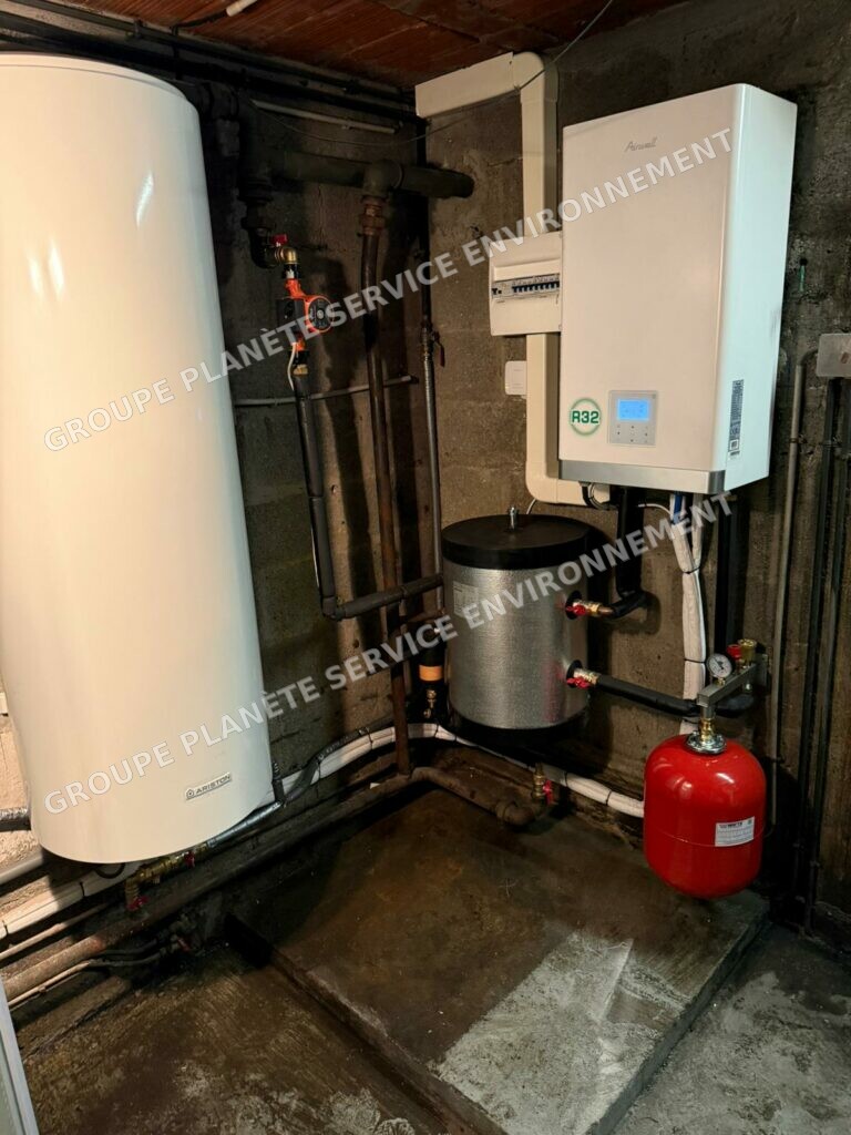 Après travaux — Mise en place d’une PAC Airwell 14 kW à Deuil-la-Barre