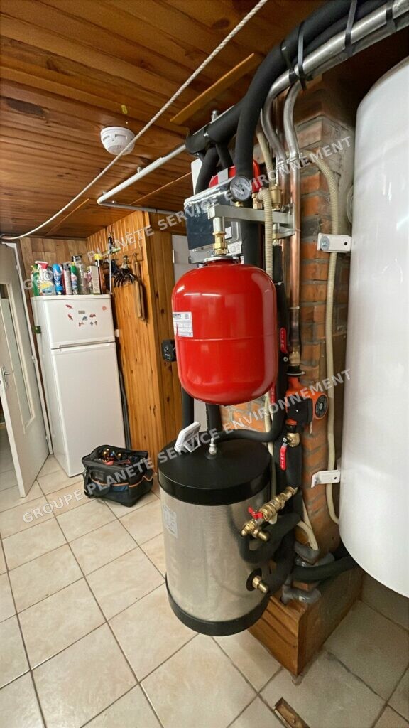 Remplacement de chaudière par une PAC Intuis 8 kW à Digoin
