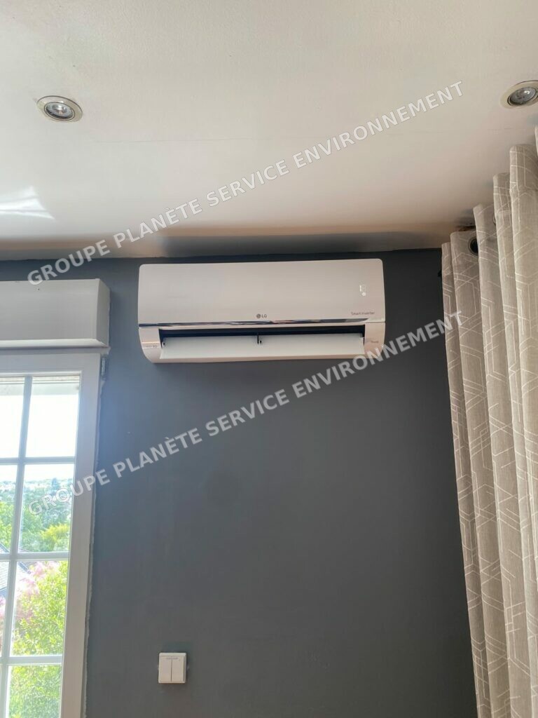 Installation d’une pompe à chaleur air/air LG multisplit à Montlhéry