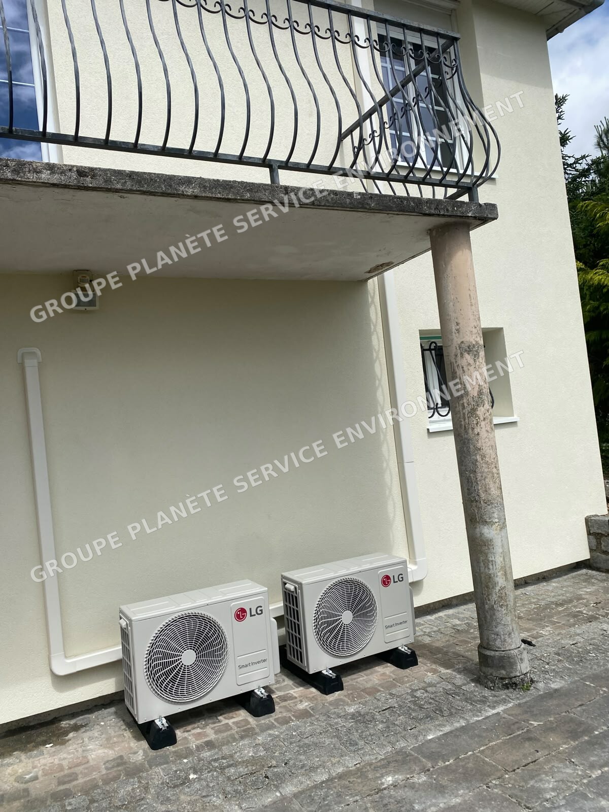Installation d’une pompe à chaleur air/air LG multisplit à Montlhéry