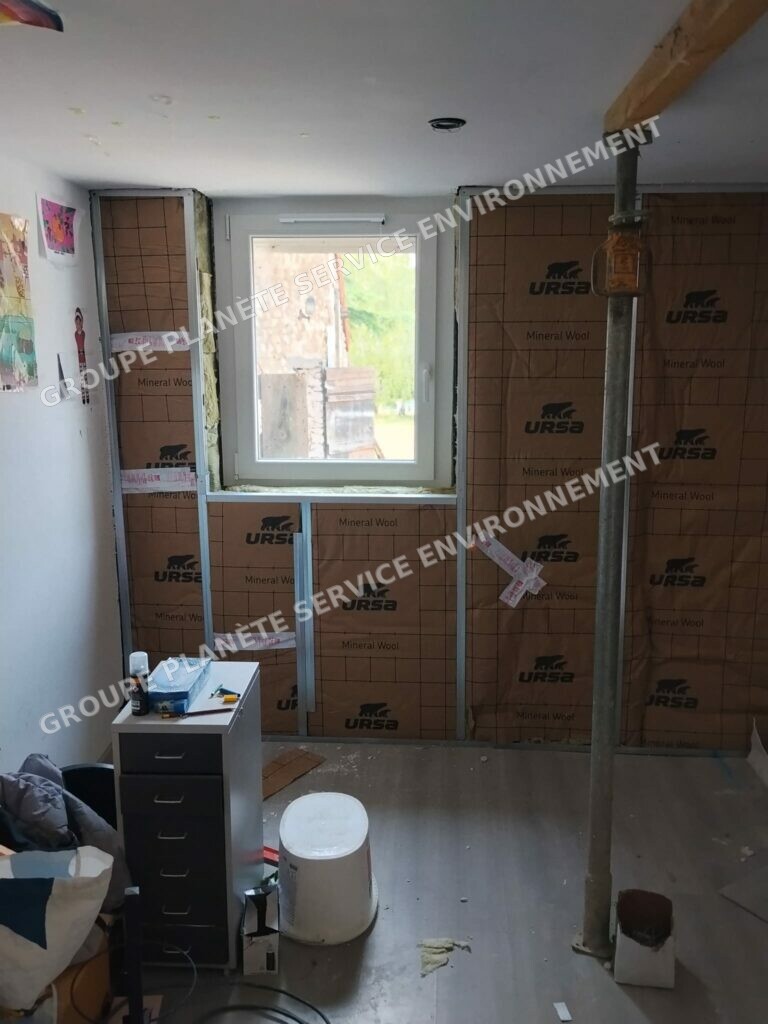 Isolation thermique par l’intérieur de 75 m² à Chenevelles
