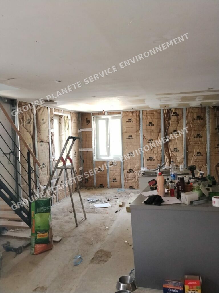 Isolation thermique par l’intérieur de 75 m² à Chenevelles