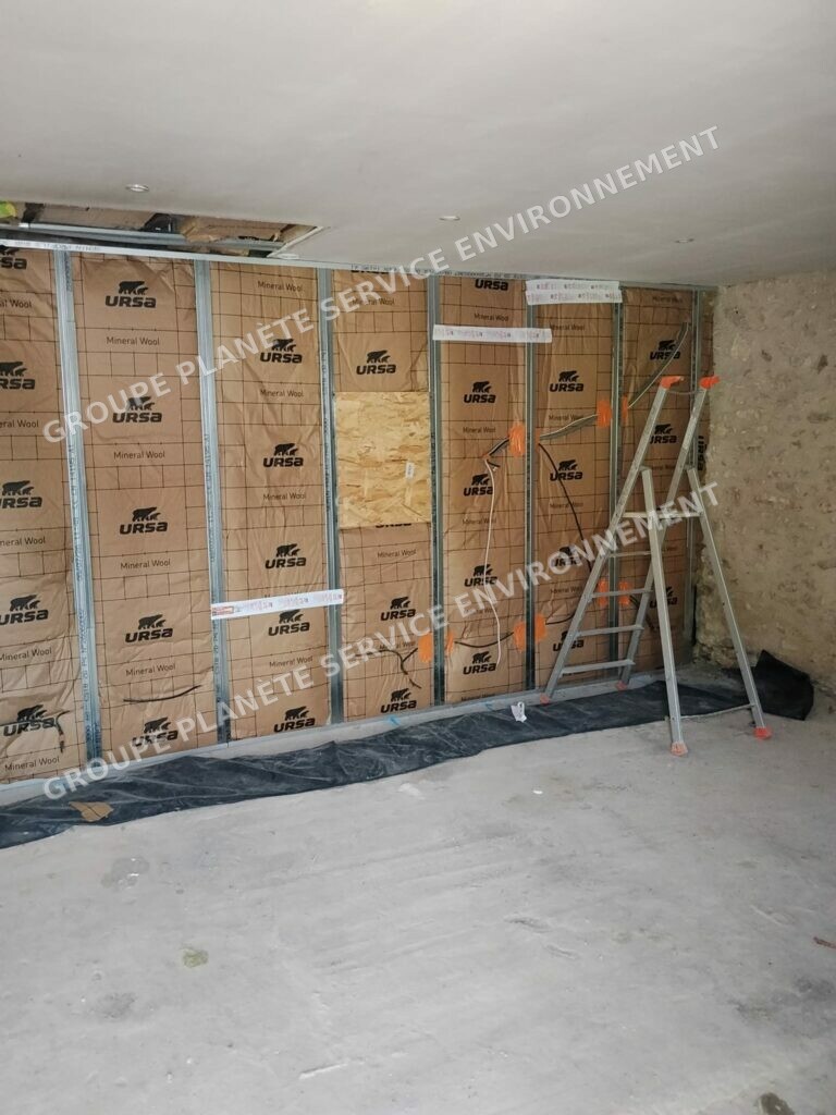 Isolation thermique par l’intérieur de 75 m² à Chenevelles