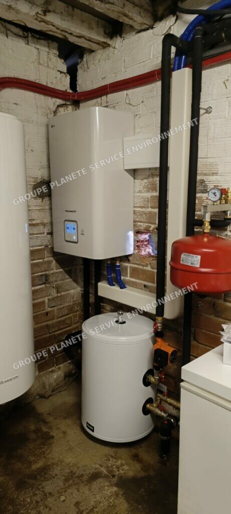 Après travaux — Installation d’une pompe à chaleur LG Therma V 16 kW à Contrisson