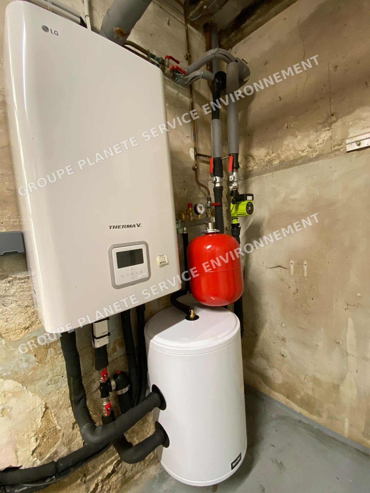 Rénovation du chauffage avec une PAC LG 16 kW à Charly-sur-Marne