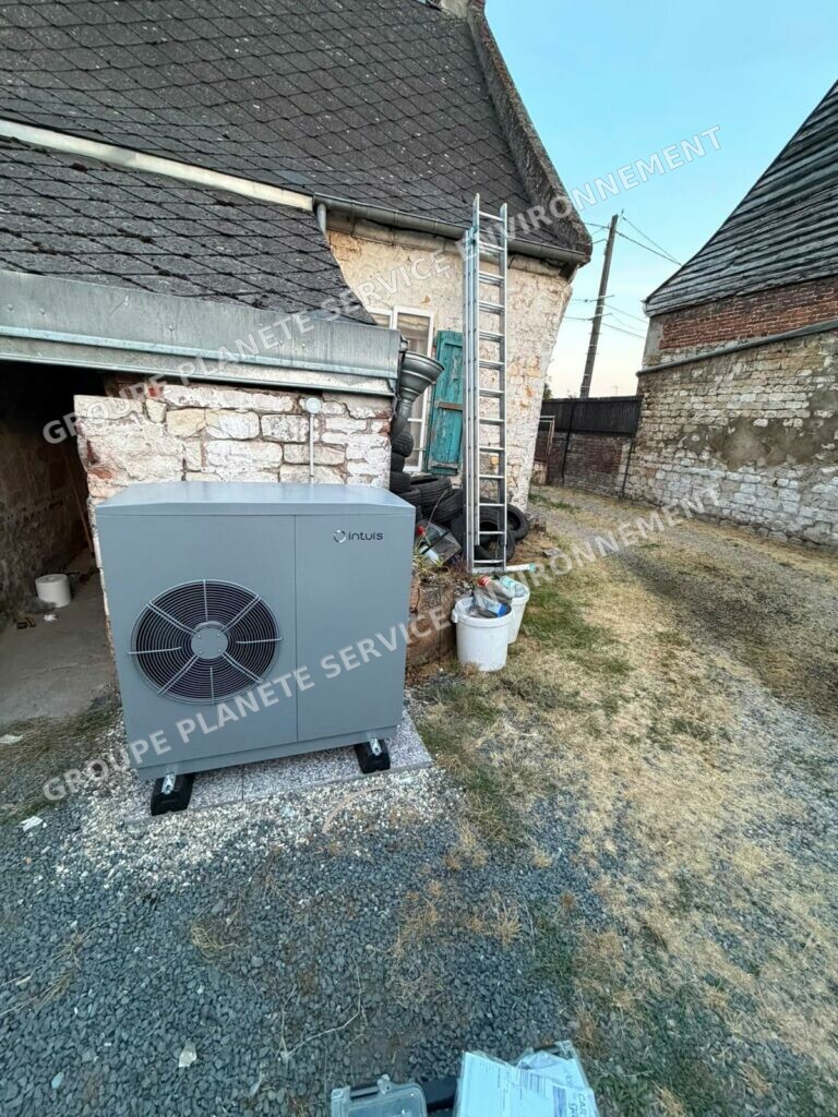 Installation PAC INTUIS 8 kW monobloc a VADENCOURT