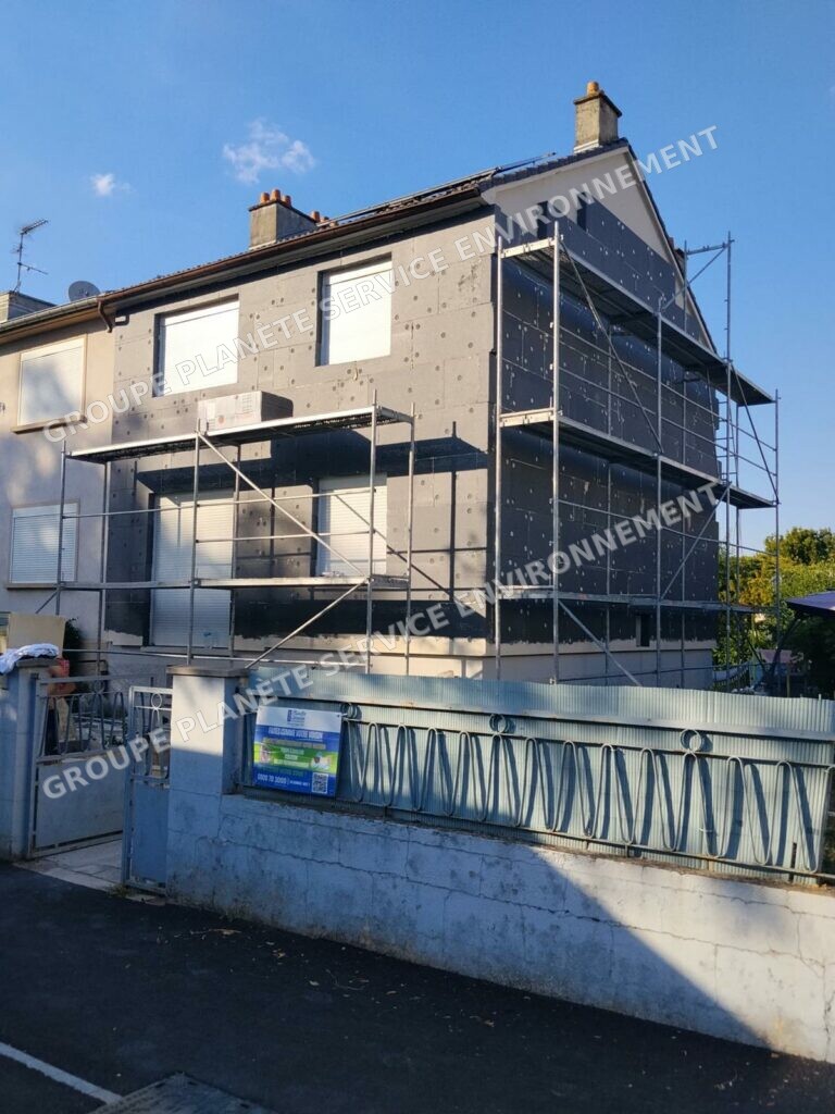 Isolation thermique par l’extérieur d’une maison à Yutz – 118 m²