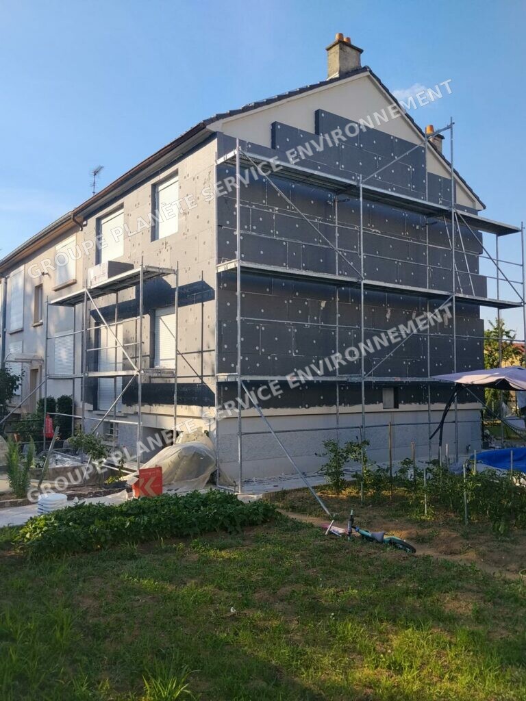 Isolation thermique par l’extérieur d’une maison à Yutz – 118 m²