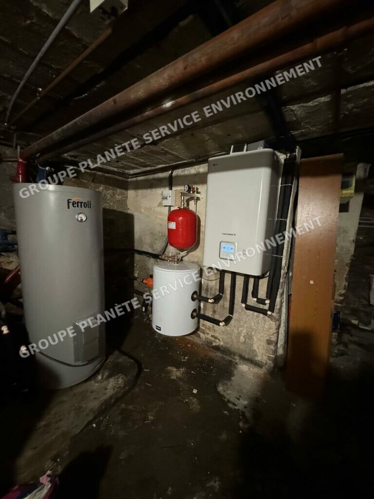 Après travaux — Installation d’une pompe à chaleur LG 14 kW à Soisy-sous-Montmorency