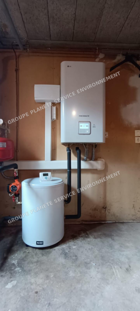 Installation d’une pompe à chaleur LG Therma V 16 kW à Rambervillers