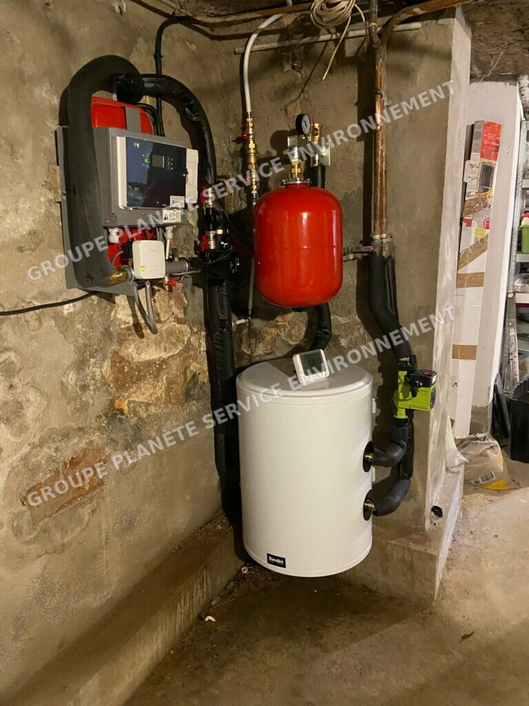 Installation d’une pompe à chaleur Intuis 11 kW à Freyming-Merlebach