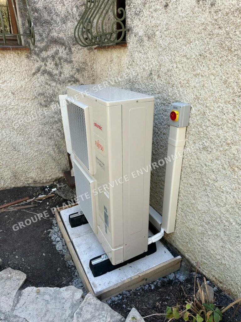 Installation d’une pompe à chaleur Atlantic 18 kW à Roquefort-les-Pins