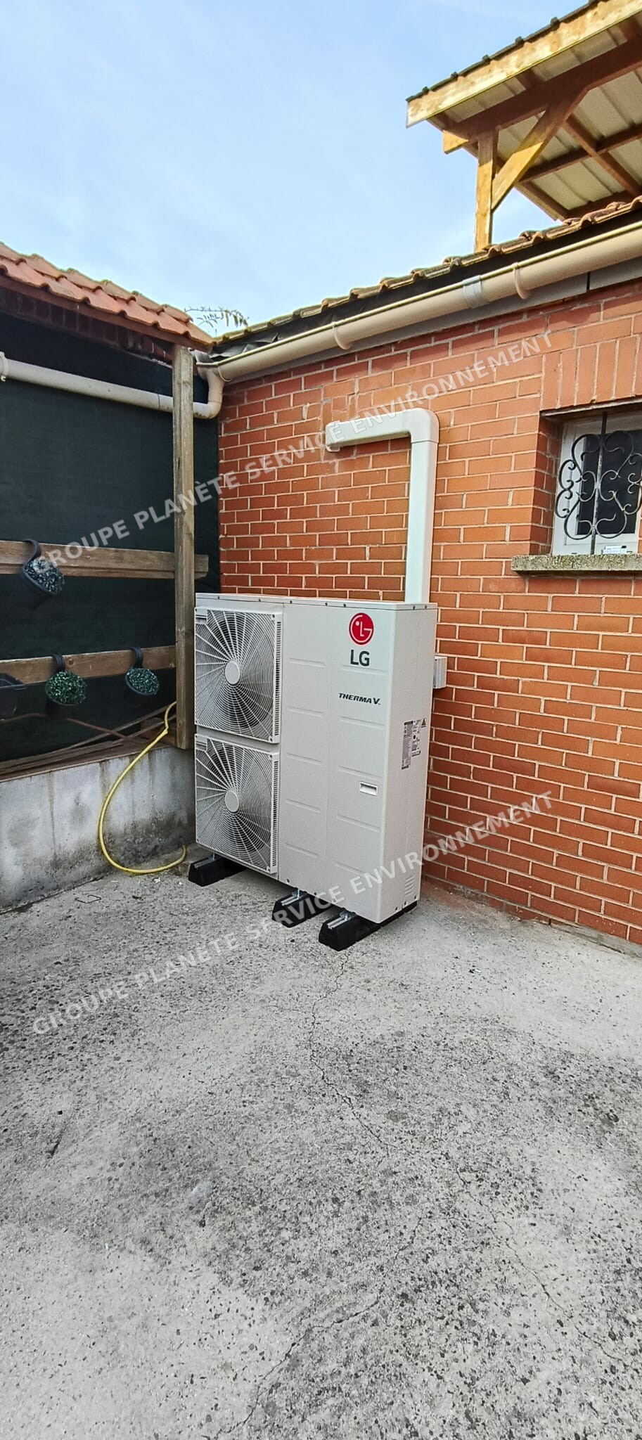 Installation d’une pompe à chaleur LG 16 kW à Marquette-en-Ostrevant (59)